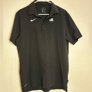 Nike Black TCU Dri-FIT Polo Shirt